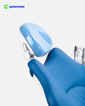 GreenMED S300 COLORFUL – Стоматологическая установка с мягкой обивкой и с верхней подачей