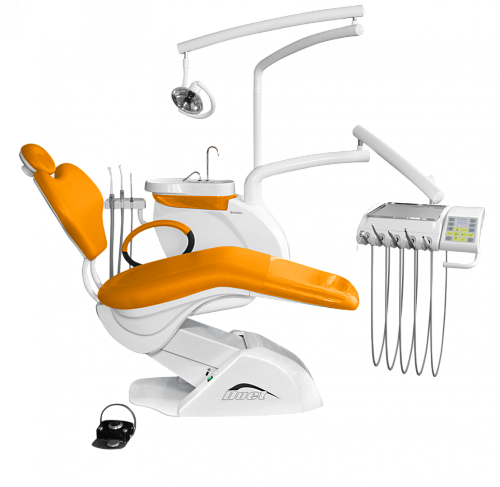 CHIROMEGA 654 DUET - стоматологическая установка с нижней подачей инструментов
