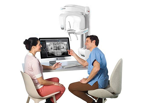 Acteon Prime 2D CEPH – Цифровой ортопантомограф с цефалостатом