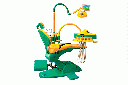 Yoboshi Valencia 03 - детская стоматологическая установка с нижней подачей инструментов