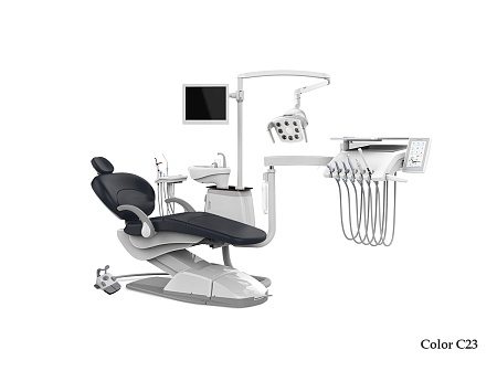 SILVERFOX 8000B-SRS0 – Стоматологическая установка с нижней подачей и с мягкой обивкой